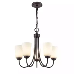 Sale Kirklands Home Bronze Traditional 5-Light Chandelier Brown