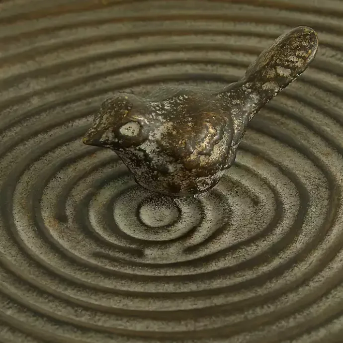 Best Kirklands Home Bronze Tree Bark Round Metal Boxes, Set of 2 Brown