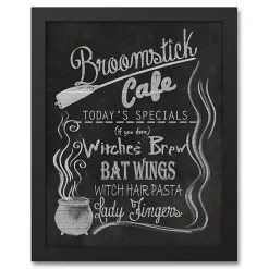 Discount Kirklands Home Broomstick Cafe Framed Canvas Art Print