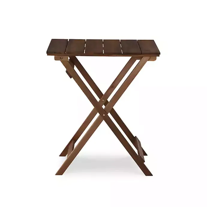 Outlet Kirklands Home Acacia Wood 3-pc. Bistro Set Brown