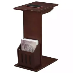 Clearance Kirklands Home Accent Table with Magazine Holder Brown