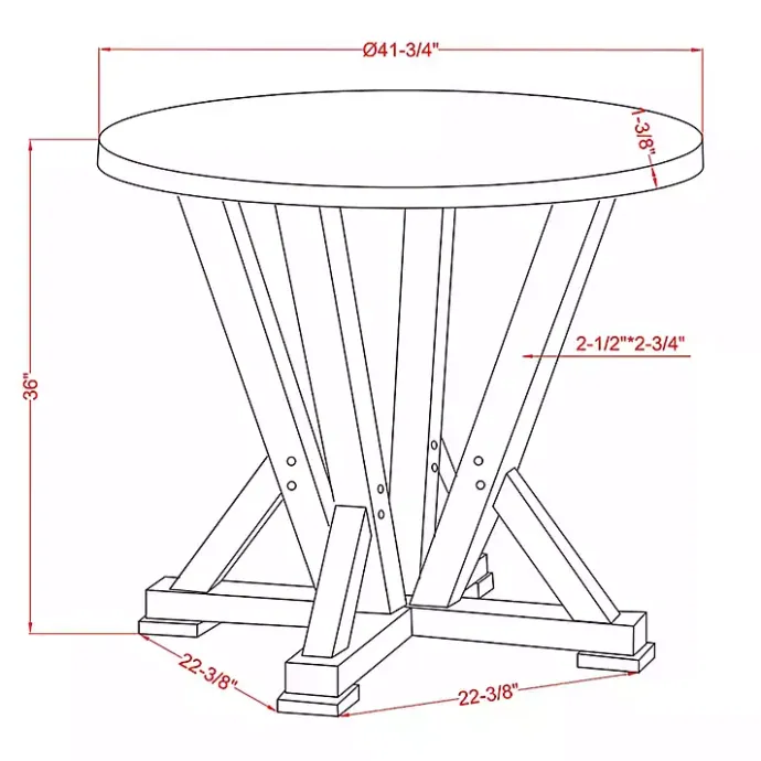Discount Kirklands Home Brown and Antique White Wood Counter Table