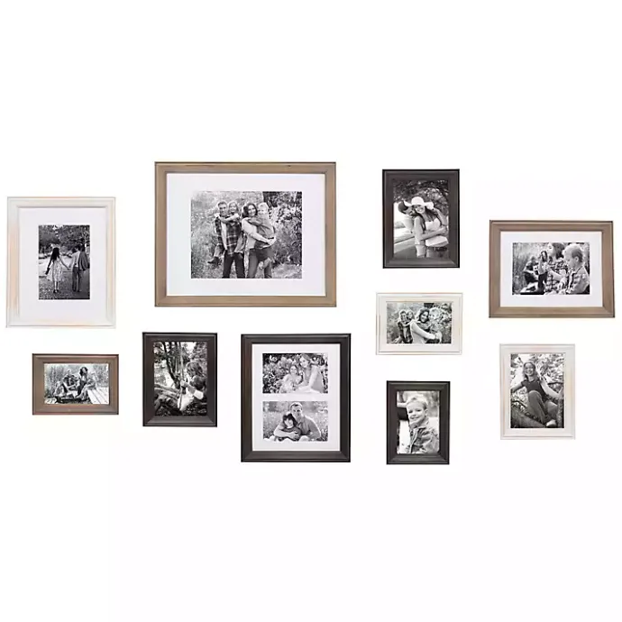 Sale Kirklands Home Brown and Gray 10-pc. Gallery Wall Frame Set