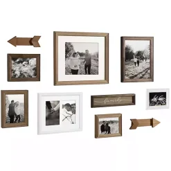 New Kirklands Home Brown Arrow 10-pc. Gallery Wall Picture Frame Set