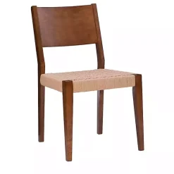 Online Kirklands Home Basketweave Wood Dining Chairs, Set of 2 Brown