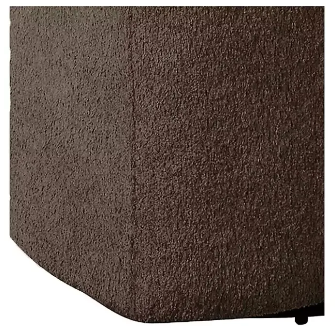 Best Kirklands Home Boucle Barrel Swivel Accent Chair Brown