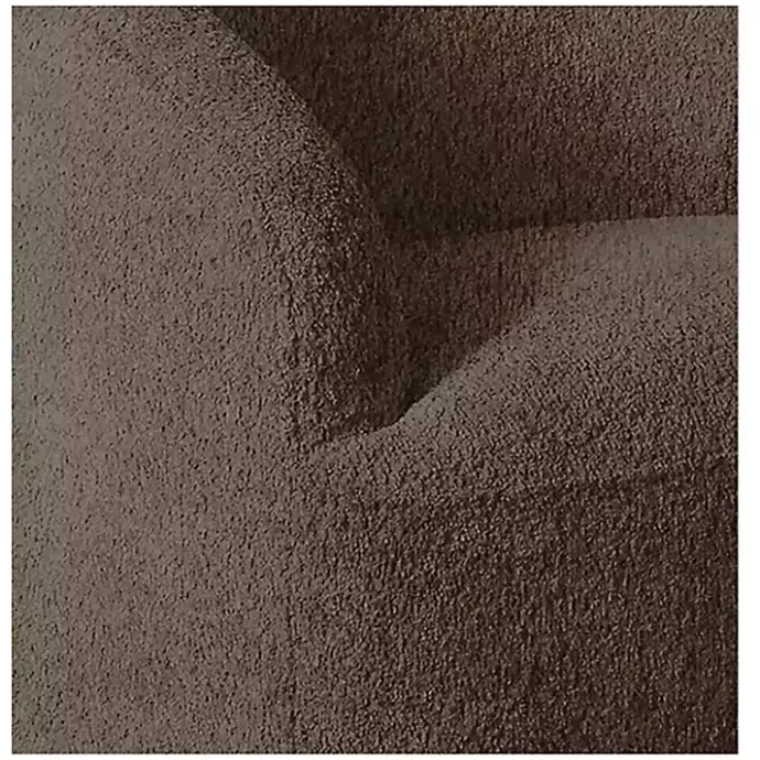 Best Kirklands Home Boucle Barrel Swivel Accent Chair Brown