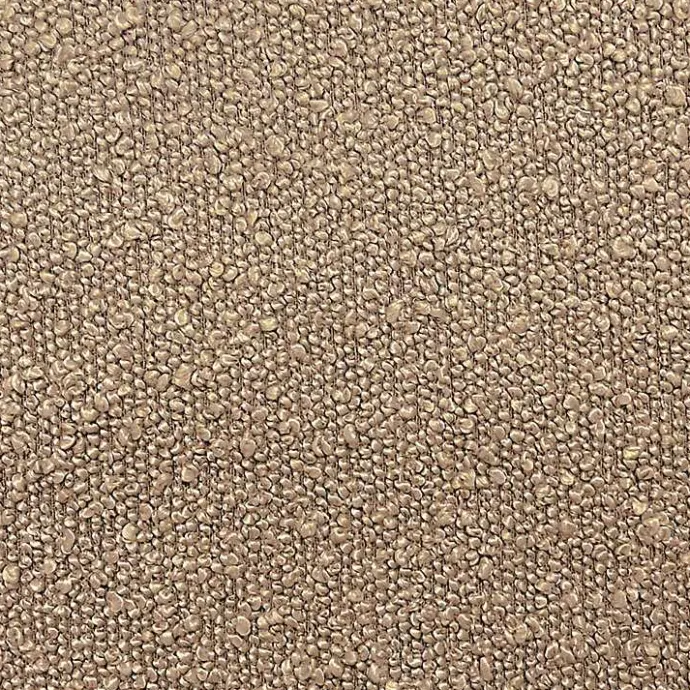 Clearance Kirklands Home Boucle Natural Wood Ottoman Brown