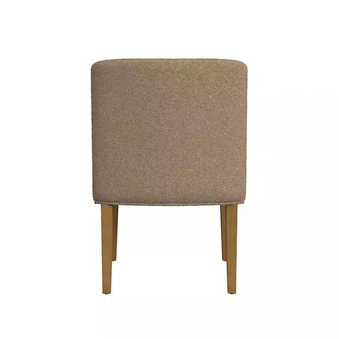 Clearance Kirklands Home Boucle Upholstered Dining Chair Brown