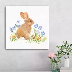 Discount Kirklands Home Brown Easter Bunny Canvas Art Print