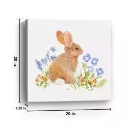 Discount Kirklands Home Brown Easter Bunny Canvas Art Print