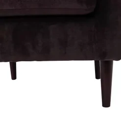 Best Kirklands Home Ellen Rolled Arms Accent Chair Brown