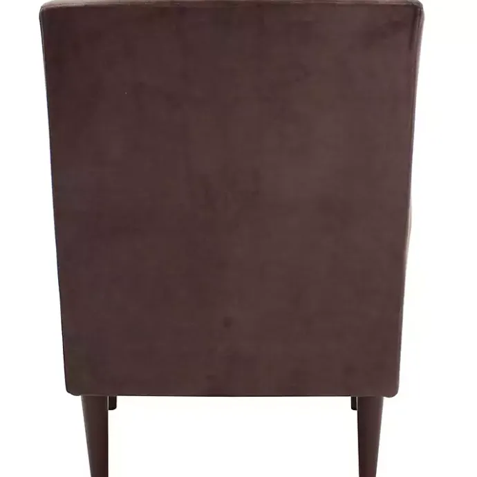 Best Kirklands Home Ellen Rolled Arms Accent Chair Brown