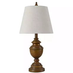 Clearance Kirklands Home Brown Farmhouse Accent Table Lamp Tan