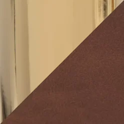 Best Kirklands Home Faux Leather & Gold Marshall Office Chair Brown