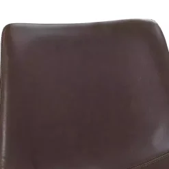 New Kirklands Home Faux Leather Bar Stools, Set of 2 Brown