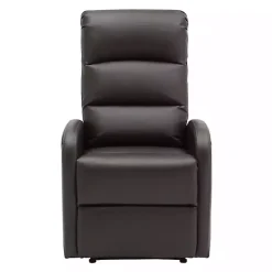 Clearance Kirklands Home Faux Leather Dormi Recliner Brown