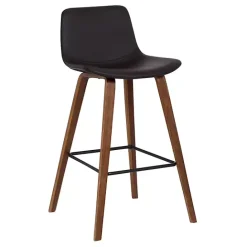 Outlet Kirklands Home Faux Leather Maddie Bar Stool Brown