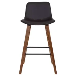 Outlet Kirklands Home Faux Leather Maddie Bar Stool Brown