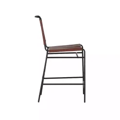 Hot Kirklands Home Faux Leather Sling Counter Stool Brown