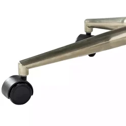 Best Kirklands Home Faux Leather Tufted Back Office Chair Brown