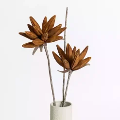 Outlet Kirklands Home Foam Flower Sprays, Set of 2 Brown