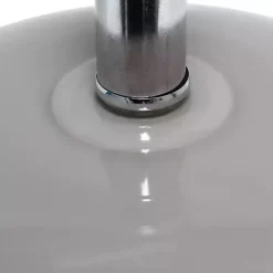 Best Kirklands Home Glass Short Oval Table Lamp Brown