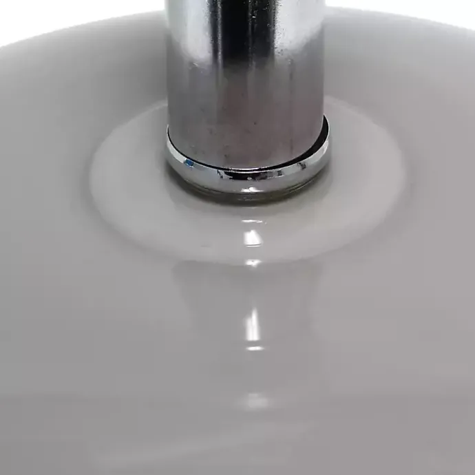 Best Kirklands Home Glass Short Oval Table Lamp Brown