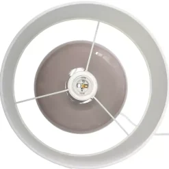 Best Kirklands Home Glass Short Oval Table Lamp Brown