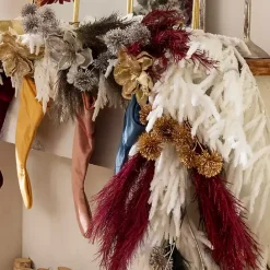 Outlet Kirklands Home Glittered Pampas Stems, Set of 2 Brown