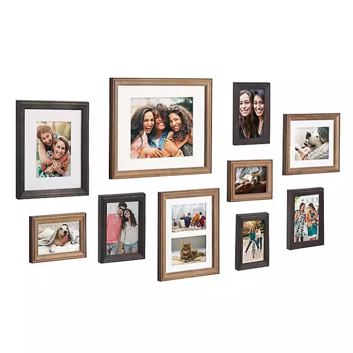 Outlet Kirklands Home Brown Hues 10-pc. Gallery Wall Picture Frame Set