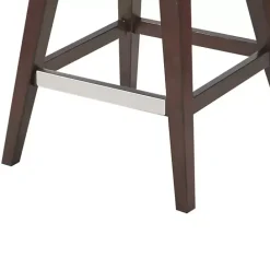 Online Kirklands Home Ivey High Wingback Swivel Counter Stool Brown