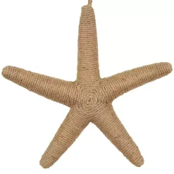 Outlet Kirklands Home Jute Starfish Wall Plaque Brown