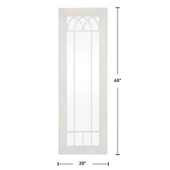 Outlet Kirklands Home Brown Larissa Arched Window Leaning Mirror