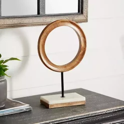 Kirklands Home Brown Mango Wood Abstract Sculpture