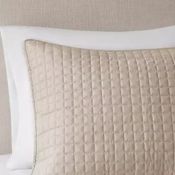 Discount Kirklands Home Nash 3-pc. Reversible Queen Coverlet Set Brown