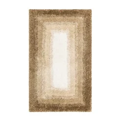 Discount Kirklands Home Ombre Border Bath Mat, 2x4 Brown