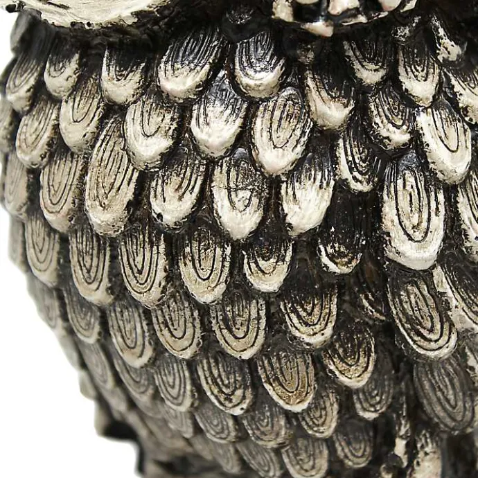 Best Kirklands Home Brown Owl and Shade Table Lamp Green