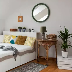 Best Kirklands Home Brown Owl and Shade Table Lamp Green