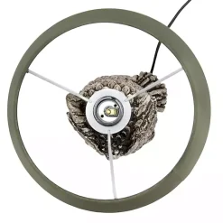 Best Kirklands Home Brown Owl and Shade Table Lamp Green