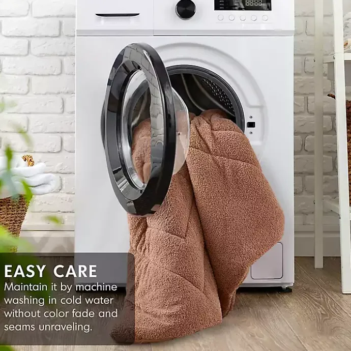 Best Kirklands Home Quilted Teddy 3-pc. Full/Queen Comforter Set Brown