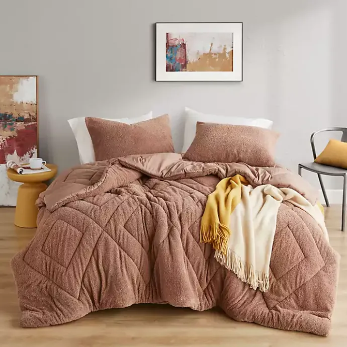 Outlet Kirklands Home Quilted Teddy 2-pc. Twin Comforter Set Brown