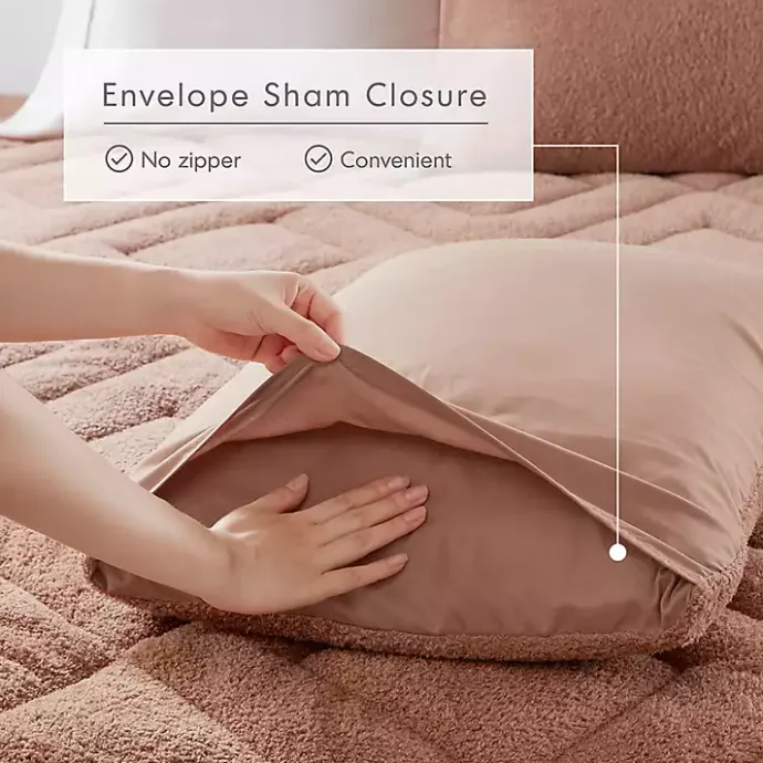 Outlet Kirklands Home Quilted Teddy 2-pc. Twin Comforter Set Brown