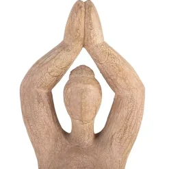 Sale Kirklands Home Resin Namaste Female Yoga Figurine Brown