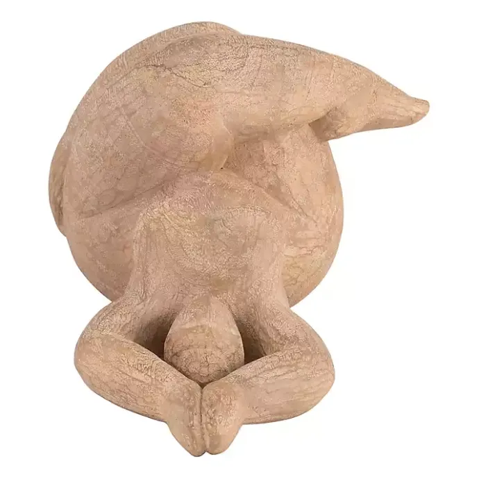 Sale Kirklands Home Resin Namaste Female Yoga Figurine Brown