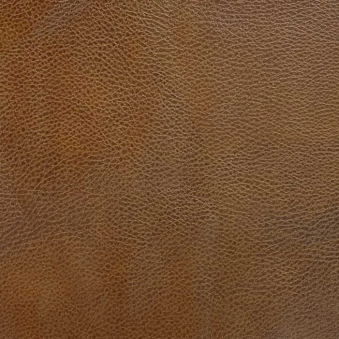 Best Kirklands Home Round Faux Leather Tufted Storage Ottoman Brown