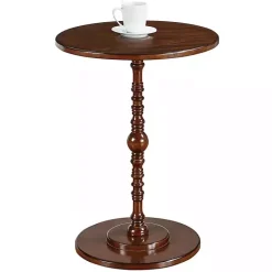 New Kirklands Home Santel Spindle Accent Table Brown