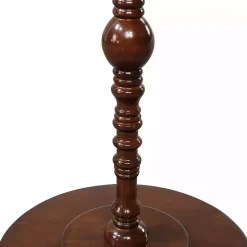 New Kirklands Home Santel Spindle Accent Table Brown