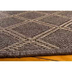 Best Kirklands Home Santorini Trellis Outdoor Area Rug, 6x9 Brown