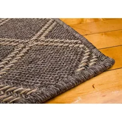 Best Kirklands Home Santorini Trellis Outdoor Area Rug, 6x9 Brown